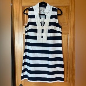 Sail to Sable Striped Sleeveless Dress